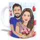 Caneca Namorados - Casal - Chave do meu coração