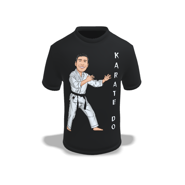 Camisa com sua Caricatura - Karate Do